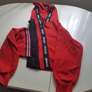 Medium Ivy Park Cut Out Hoodie
